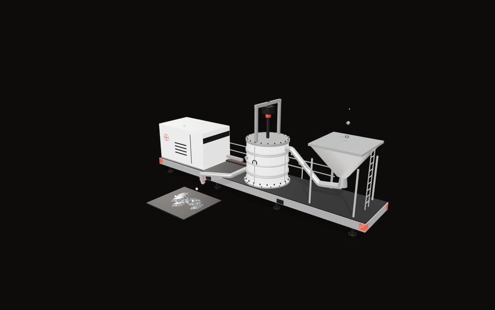 Frank Exchange Of Views, Arc Cell 3D render