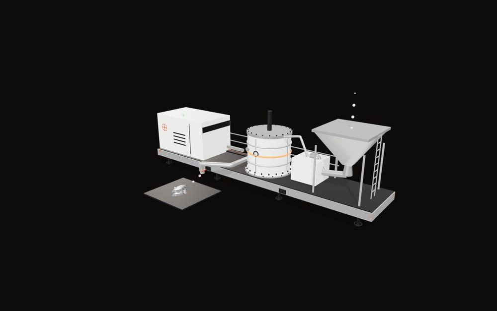 Limiting Factor, Electro Cell, molten salt 3D render