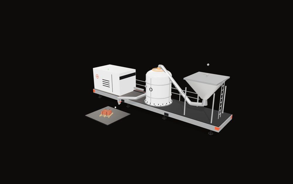 Nervous Energy, Thermal Cell, 1000 configuration 3D render