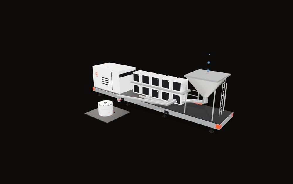 Sleeper Service, Water Cell 3D render